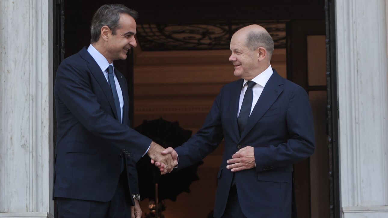 Μητσοτάκης σε Σολτς: ''Κρίμα που ο Ερντογάν δηλητηριάζει τη σχέση Ελλάδας - Γερμανίας''